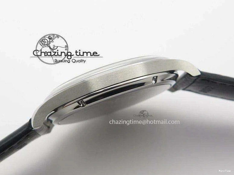 MIROTIME 0501 Sustainable Portuguese IW545408 White Dial ZF 1:1 Best Edition On Dark Blue Leather Strap 7335